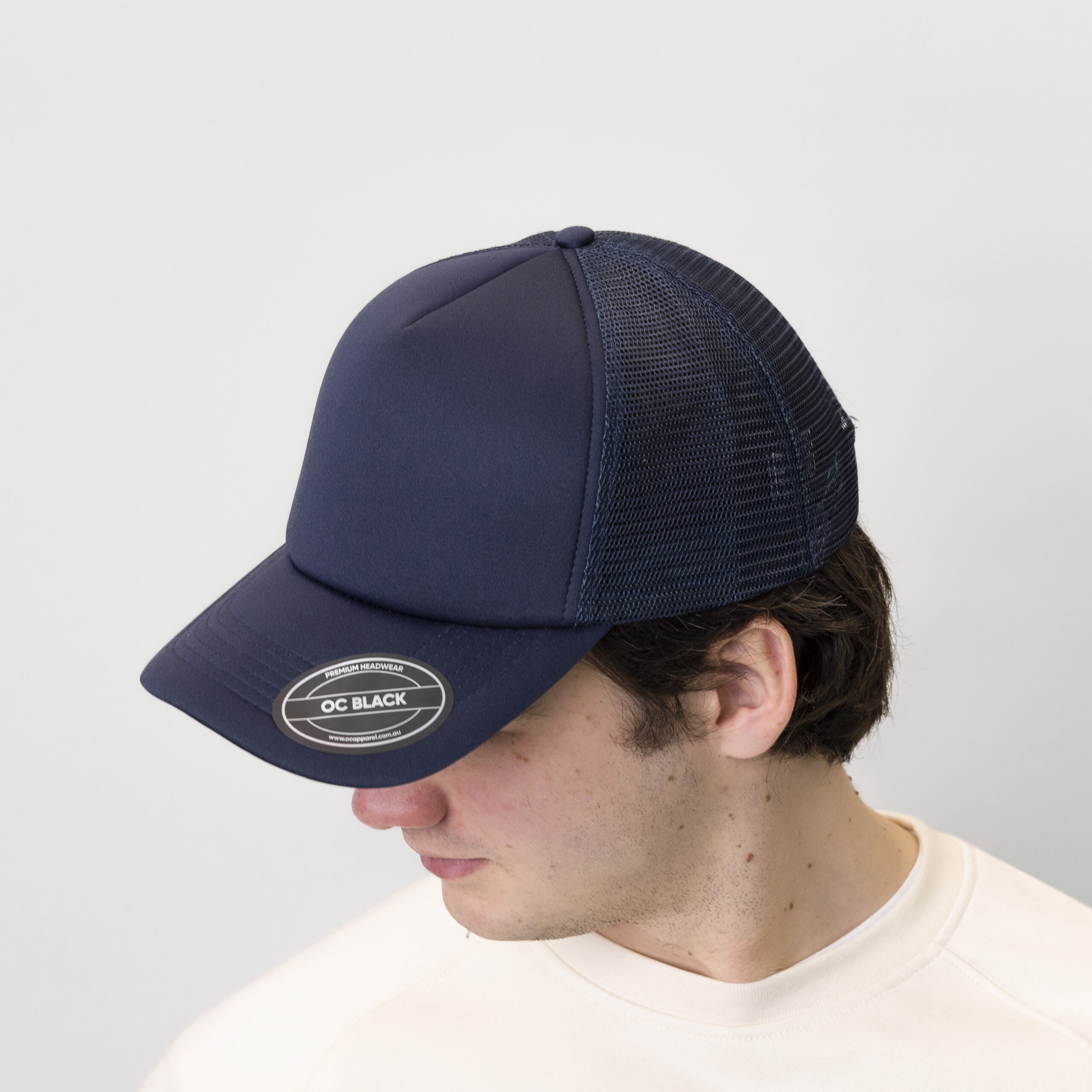 Alphard 5 Panel Nylon Foam Trucker Cap