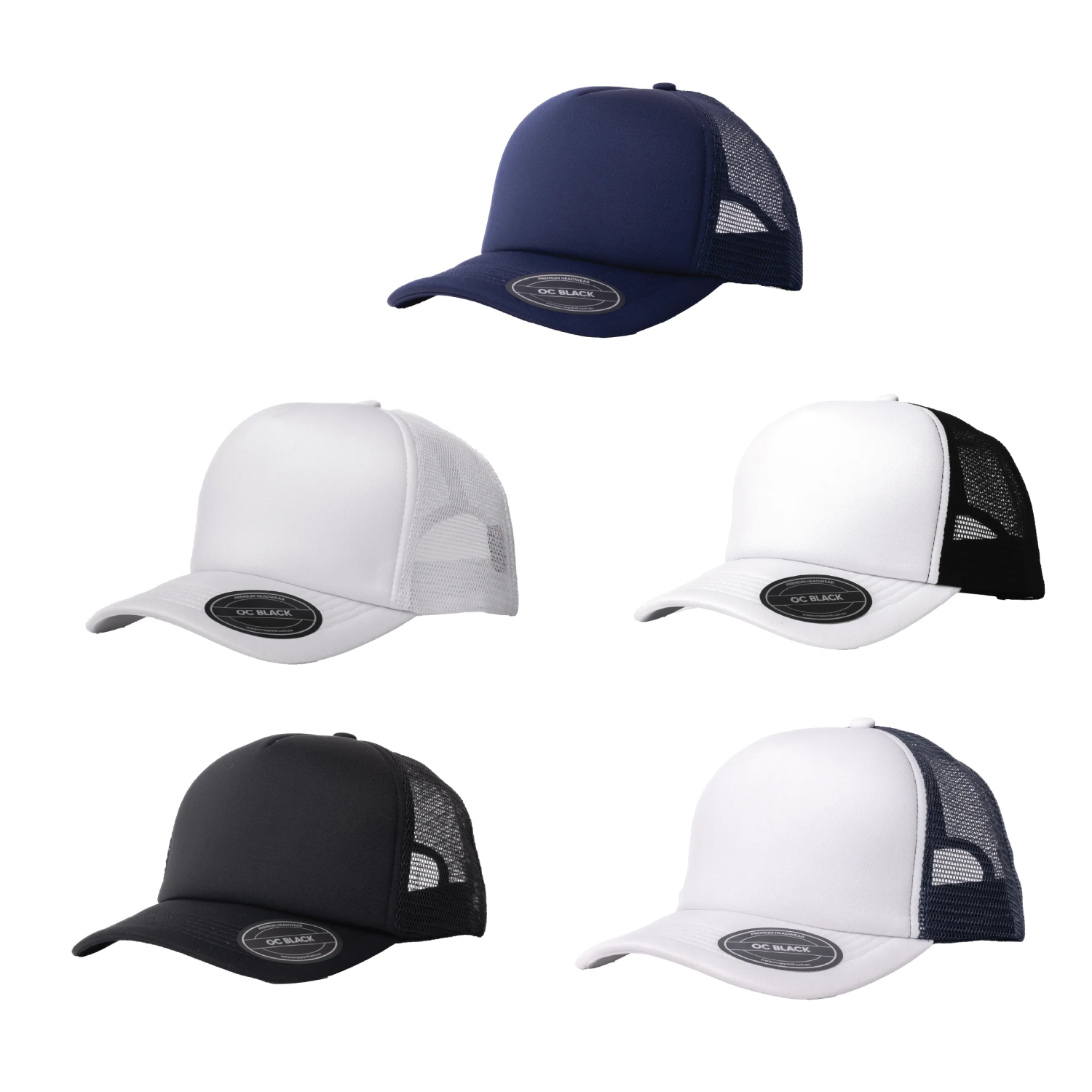 Alphard 5 Panel Nylon Foam Trucker Cap