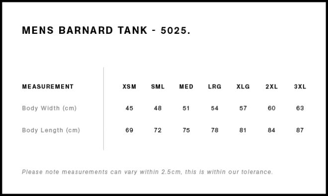 Mens Barnard Tank