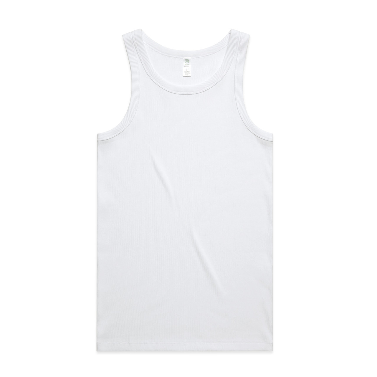Mens Organic Rib Singlet