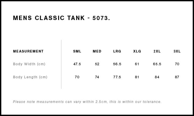 Mens Classic Tank