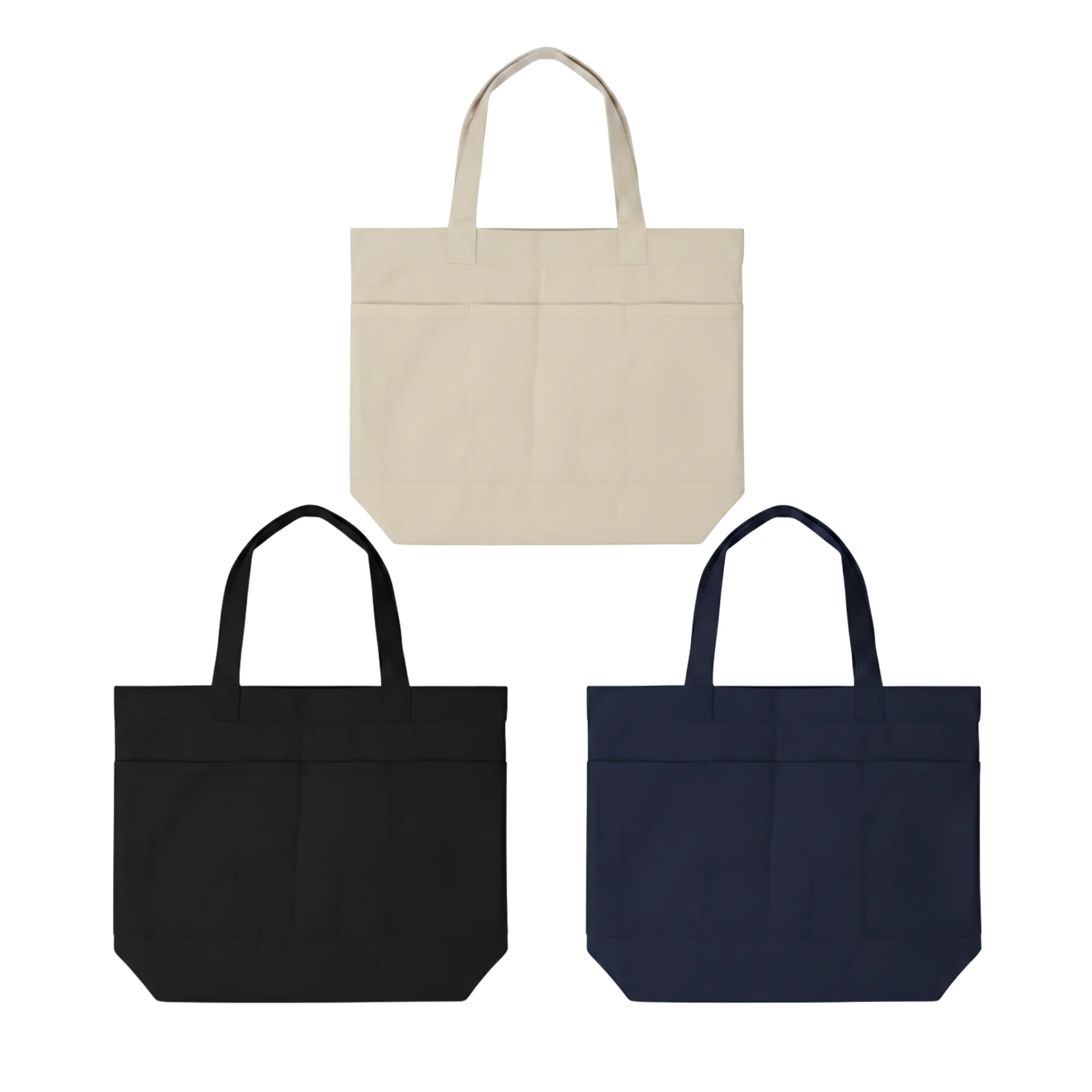 Proper Tote Bag with 3 Pockets