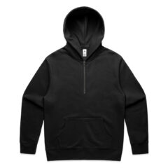 Mens Relax Half Zip Hood