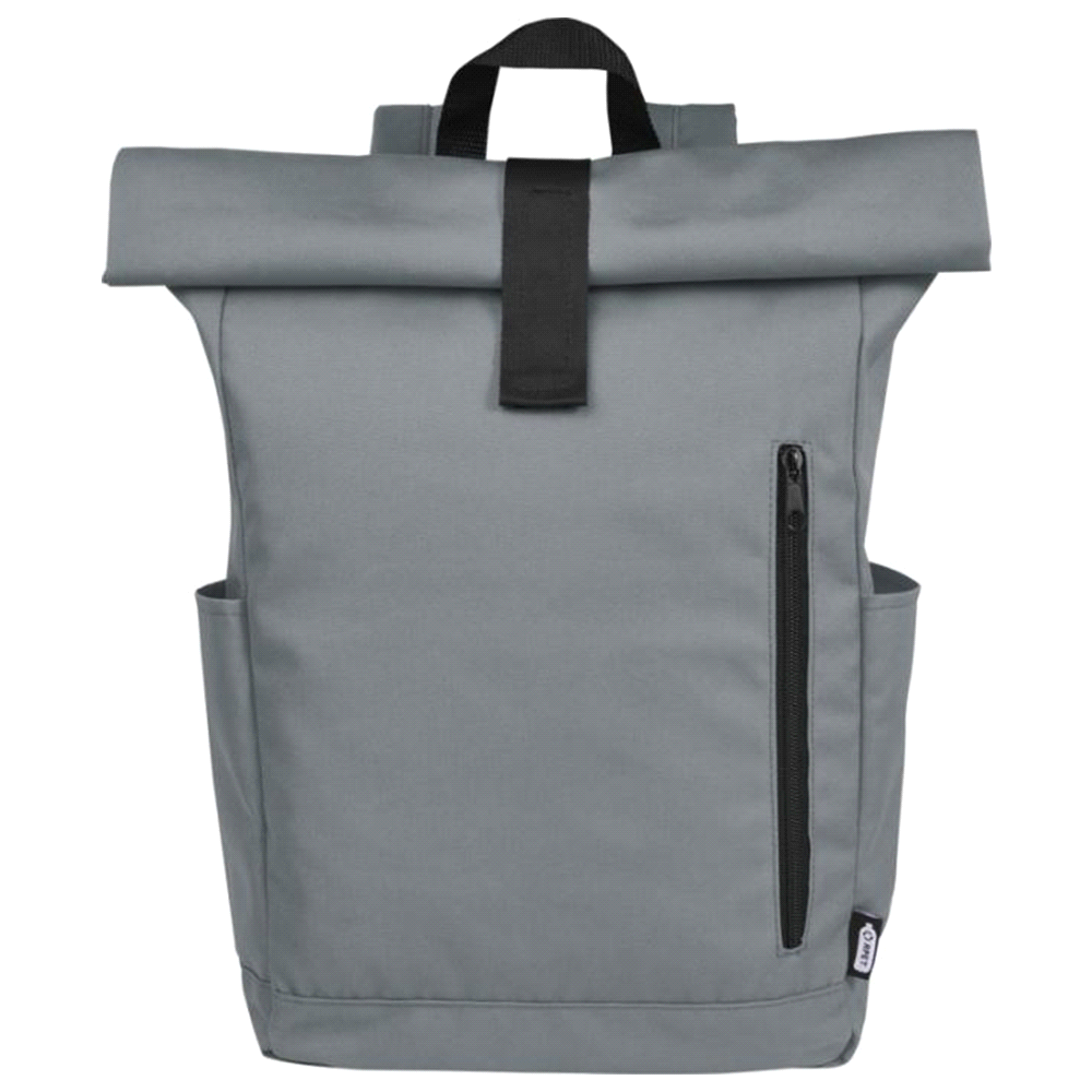 Byron 15.6″ GRS RPET Roll-Top Backpack 18L