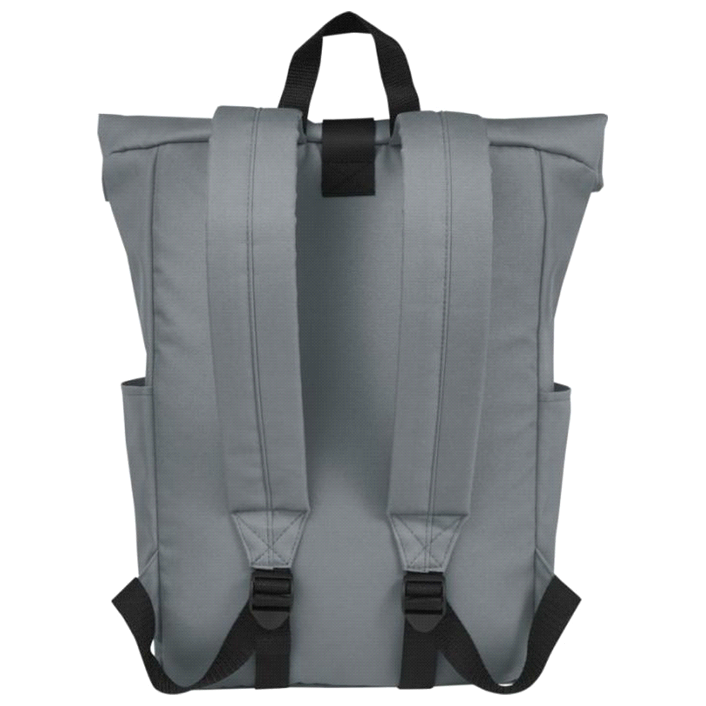 Byron 15.6″ GRS RPET Roll-Top Backpack 18L