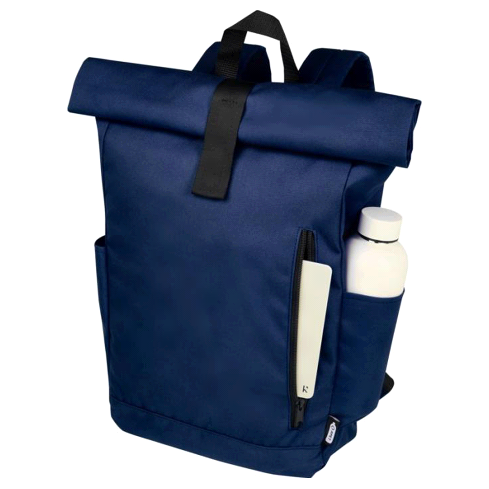Byron 15.6″ GRS RPET Roll-Top Backpack 18L