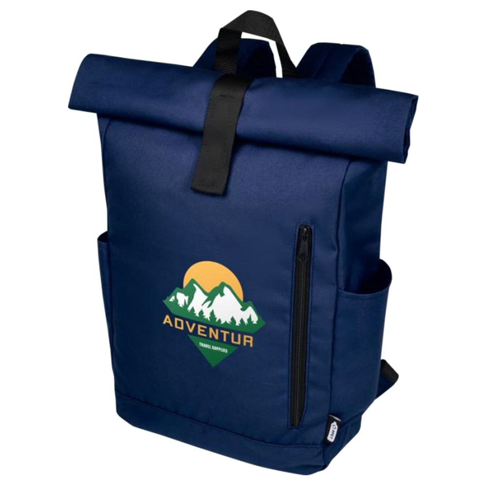 Byron 15.6″ GRS RPET Roll-Top Backpack 18L