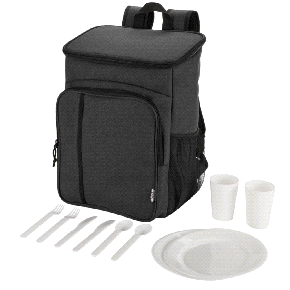 Tundra GRS RPET Picnic Cooler Backpack w/ Cutlery Set 20L