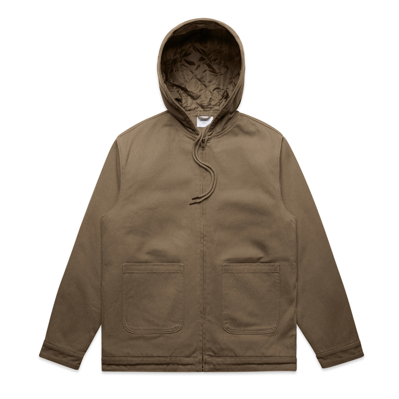 Mens Canvas Heavy Hooded Jacket