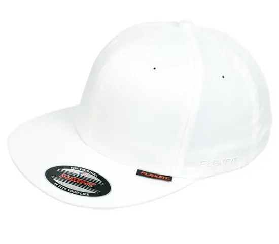 6297F_white Flexfit Pro Baseball Cap