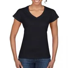 Soft Style Ladies V Neck T-Shirt