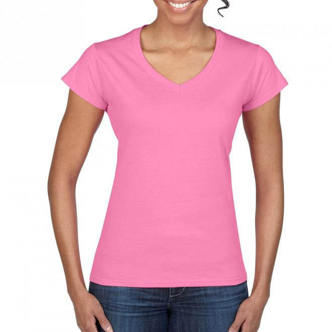 Soft Style Ladies V Neck T-Shirt