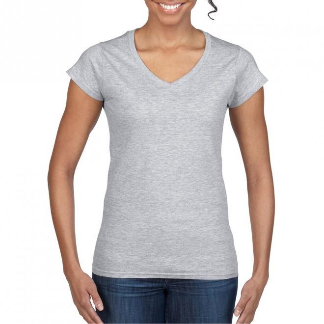 Soft Style Ladies V Neck T-Shirt