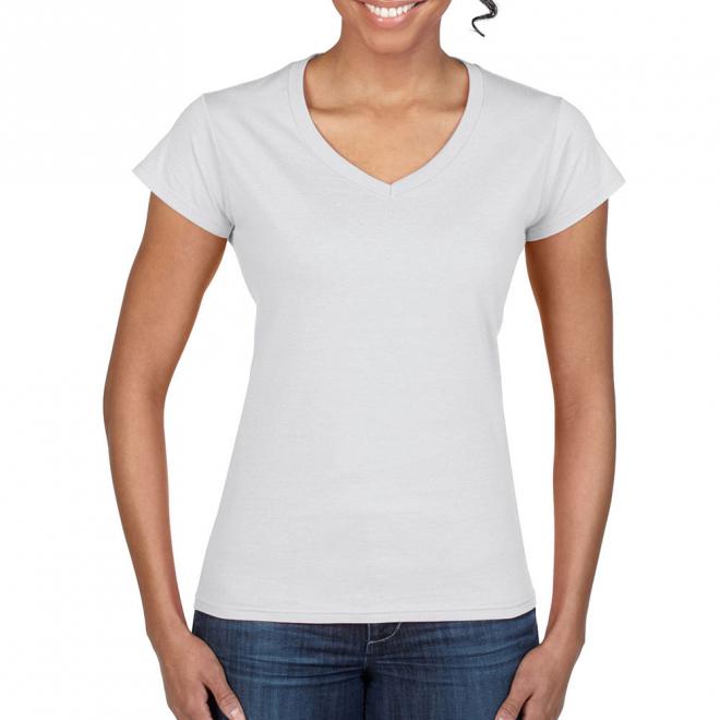 Soft Style Ladies V Neck T-Shirt