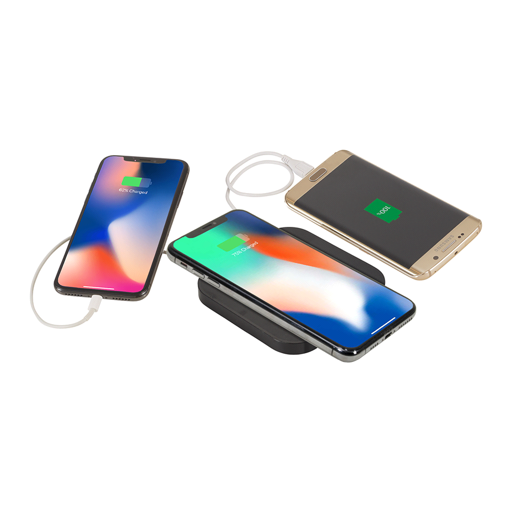 Ozone Wireless Charging Pad w/ Dual Outputs