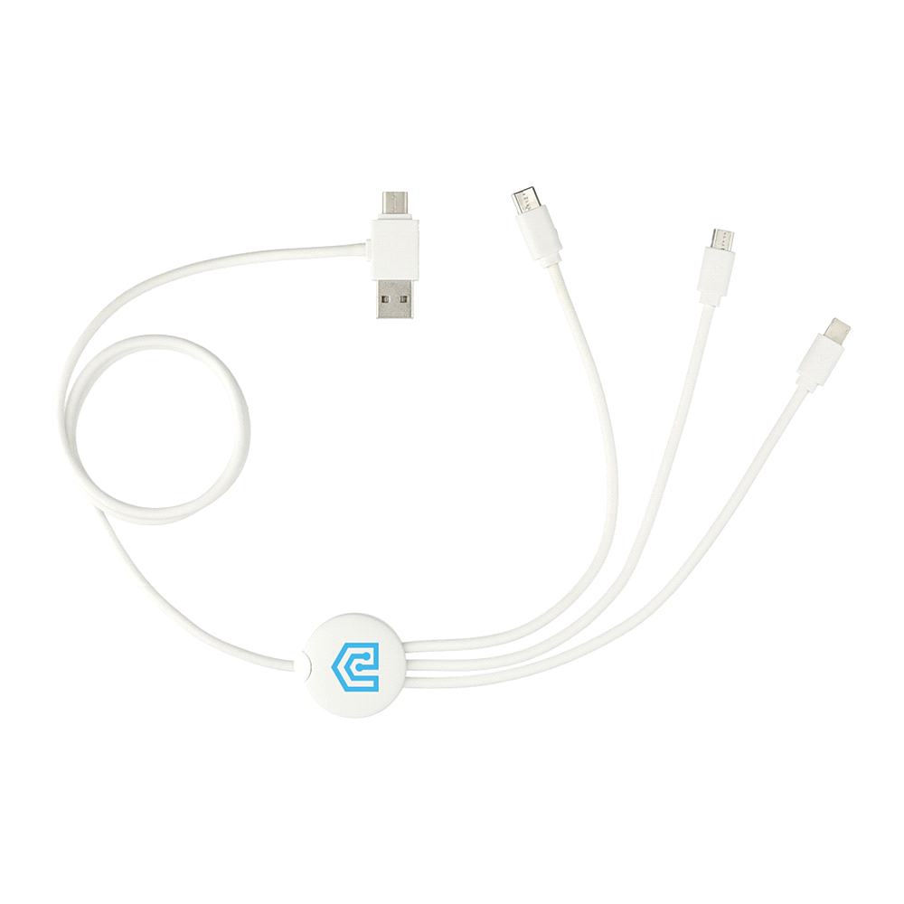 5-In-1 Charging Cable w/ Antimicrobial Additive