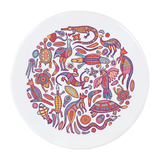 Circular Sublimated Ceramic Coaster