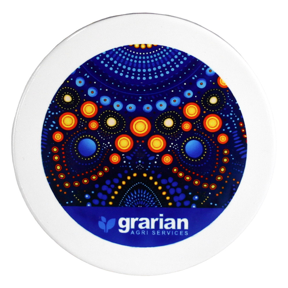 Circular Sublimated Ceramic Coaster