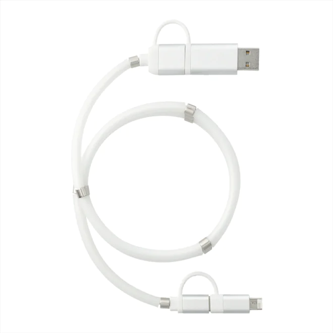 Whirl 5-In-1 Data Transfer Cable w/ Magnetic Wrap