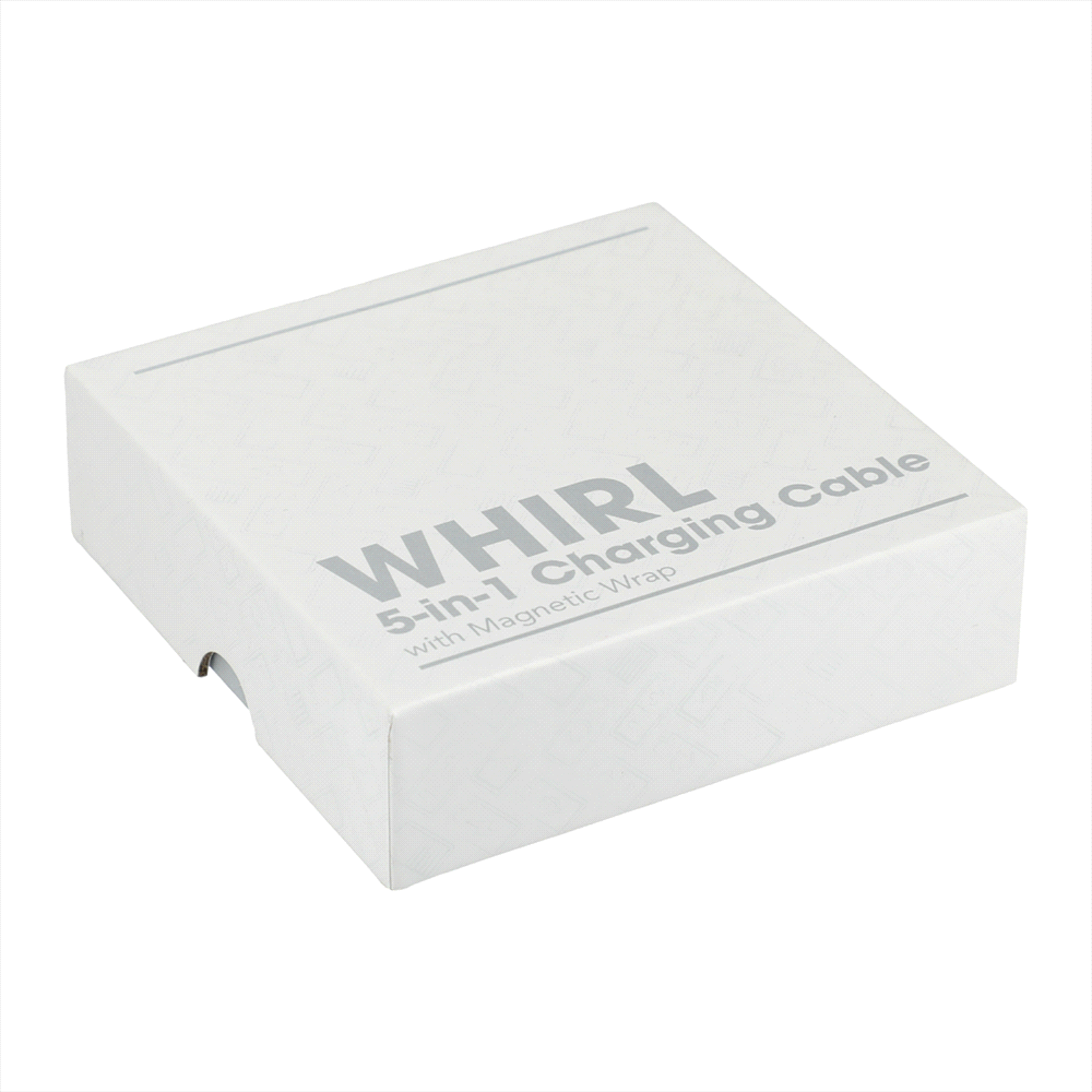 Whirl 5-In-1 Data Transfer Cable w/ Magnetic Wrap