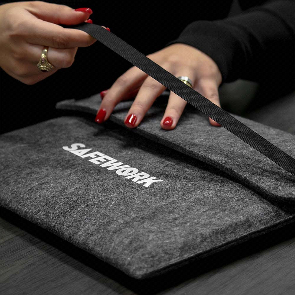 Doco Recycled 15″ Felt Laptop Sleeve