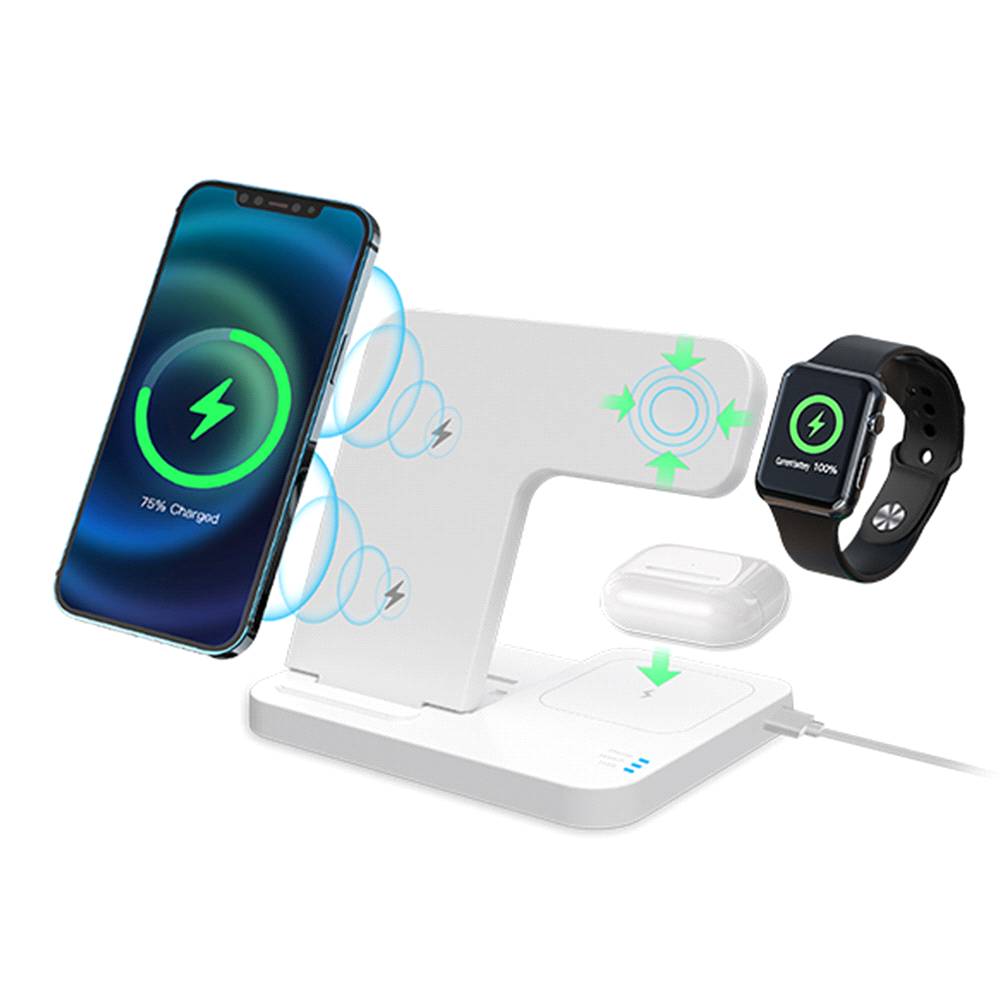 3-In-1 Foldable Wireless Charger