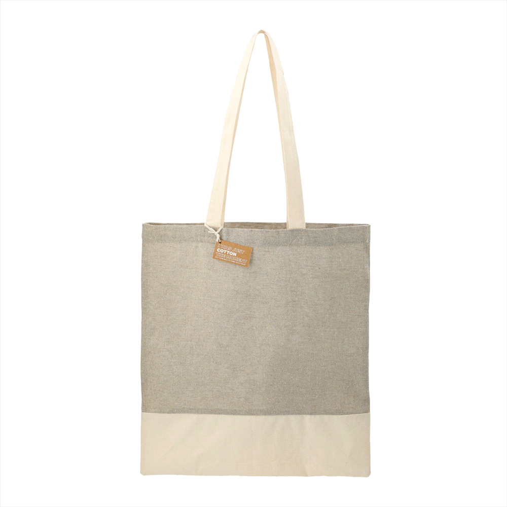 Split Recycled Cotton Twill Convention Tote