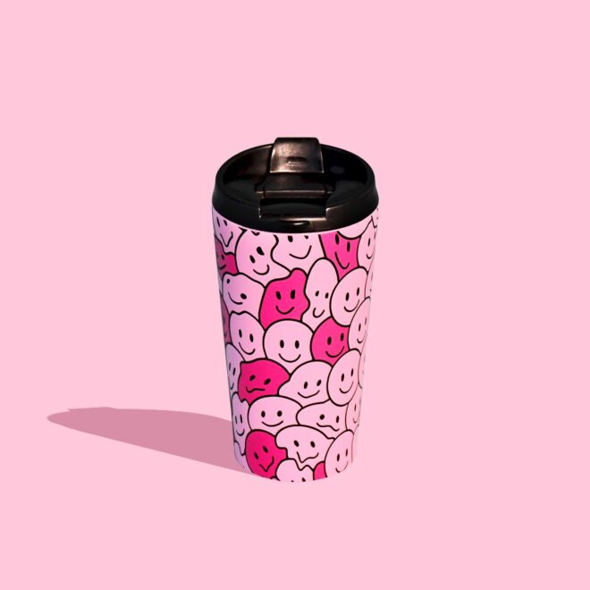 3D Textured Travel Cup