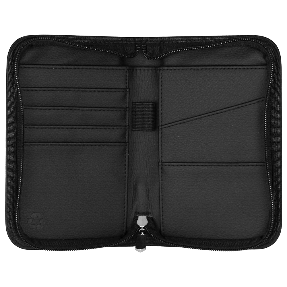 Recycled Travel Wallet w/ RFID Blocking