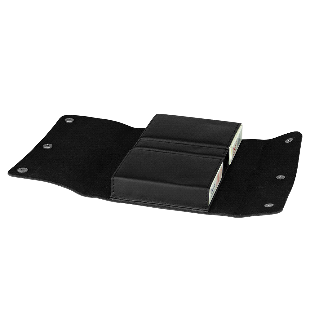Travel Card Set w/ Leather Cover
