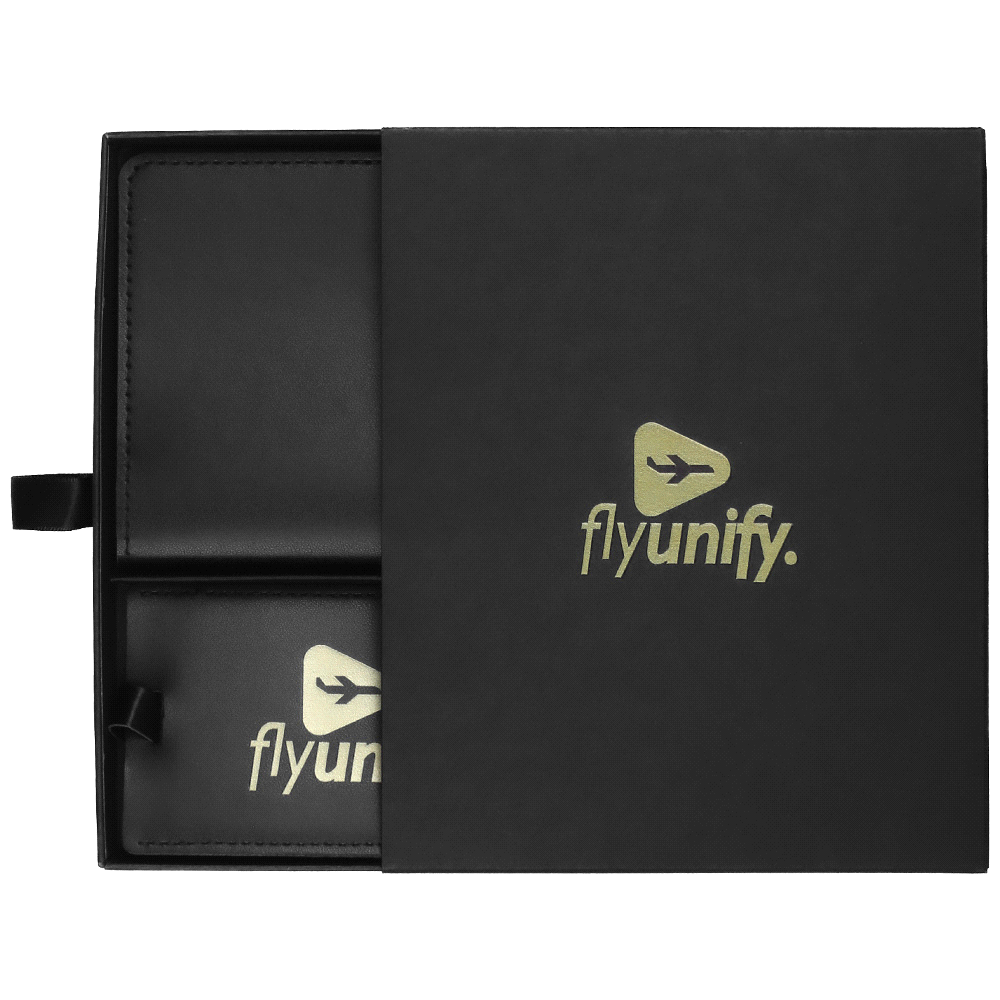 Pineapple Leather Travel Gift Set