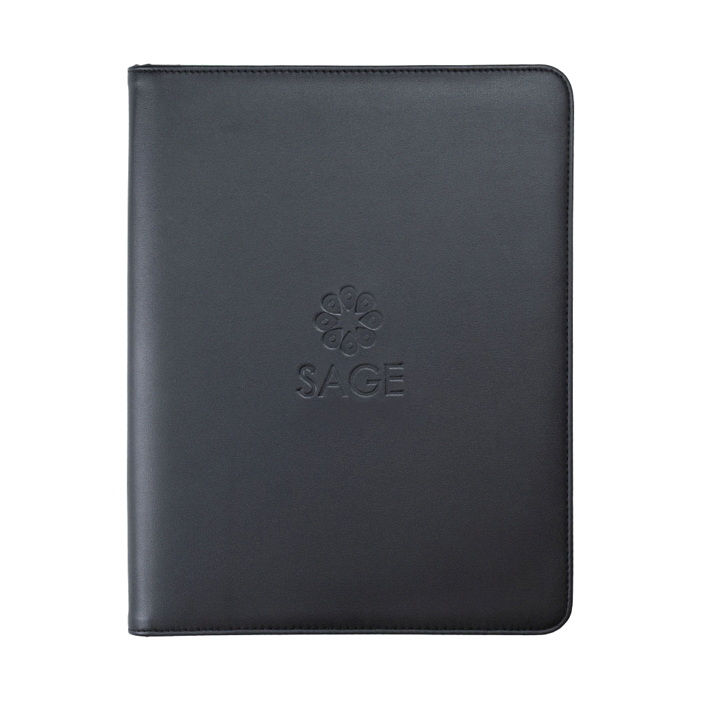 The Associate A4 Imitation Leather Zip Compendium