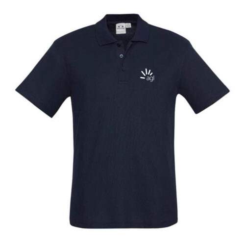 Mens Crew Short Sleeve Polo