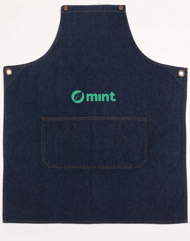 AP09 East Village Denim Bib Apron