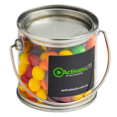 Small PVC Bucket with Skittles 180g