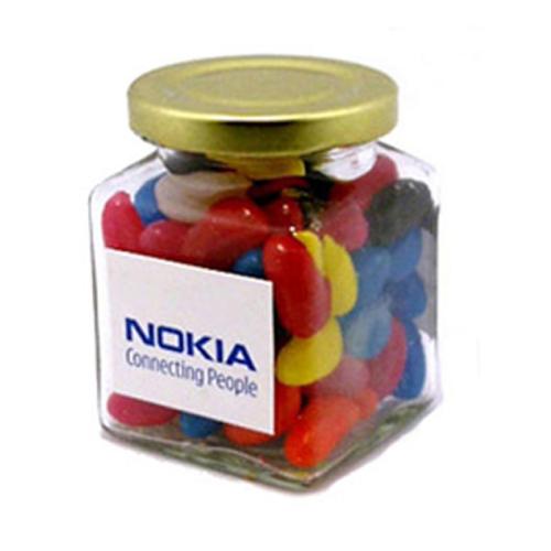 Jelly Beans in Square Jar 170G