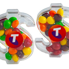 Acrylic Dollar with Skittles 40g