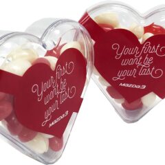 Acrylic Heart Filled with Jelly Beans 50G