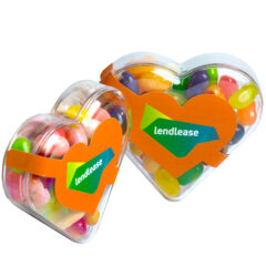 Acrylic Heart with JELLY BELLY Jelly Beans 50g