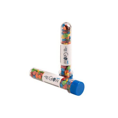 Test Tube Filled with Mini M&Ms 40G