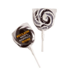 Medium Candy Lollipops - Black