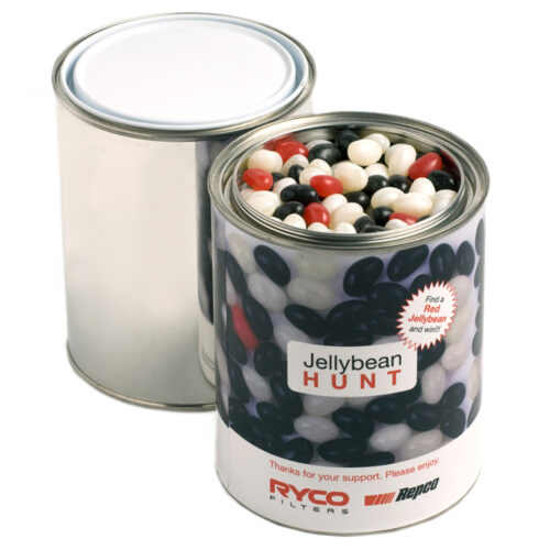 Paint Tin Filled with Jelly Beans 1Kg