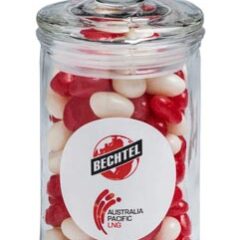 Small Apothecary Jar with Mini Jelly Beans 115g