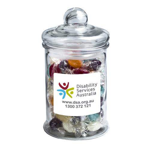 Big Apothecary jar filled with boiled lollies 700G/ x88