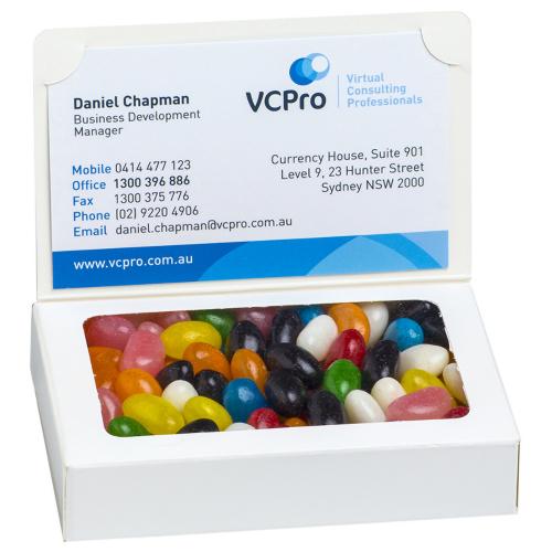Bizcard box with Jelly Beans 50g