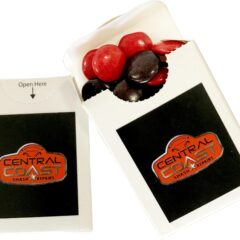 Flip Lid Cardboard Box with Choc Beans 25g