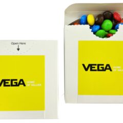Flip Lid Cardboard Box with M&Ms 50g