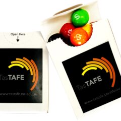 Flip Lid Cardboard Box with Skittles 25g