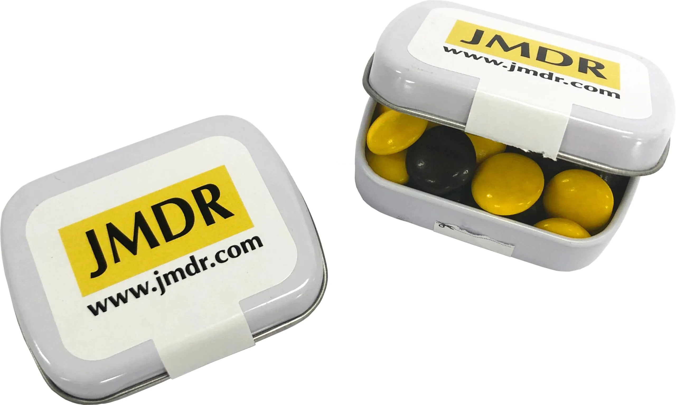 Small Rectangle Tin with Choc Beans 30g