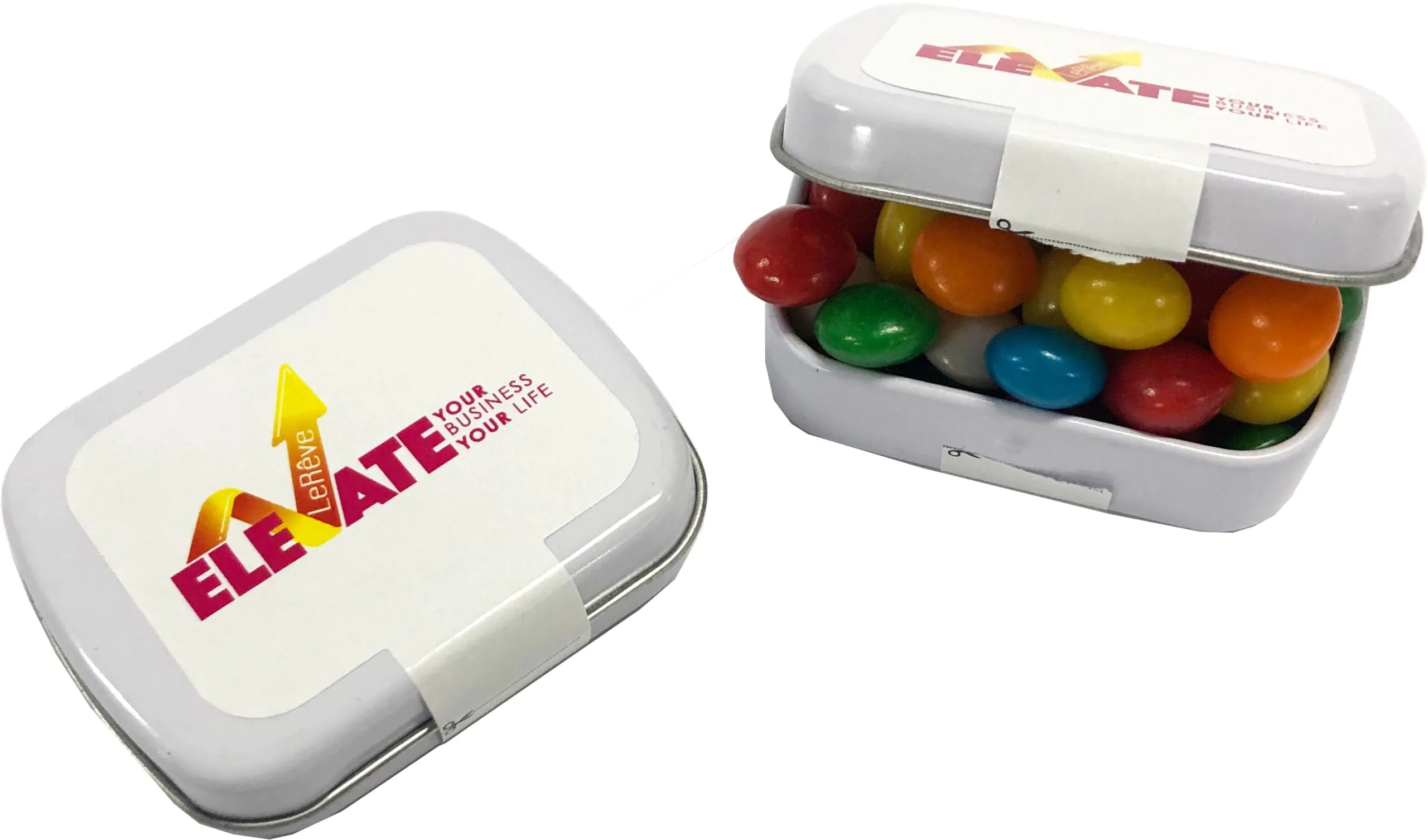 Small Rectangle Tin with Chewy Fruit 30g